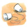 Talk through a String Telephone