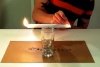 Experiment with burning candle at both ends