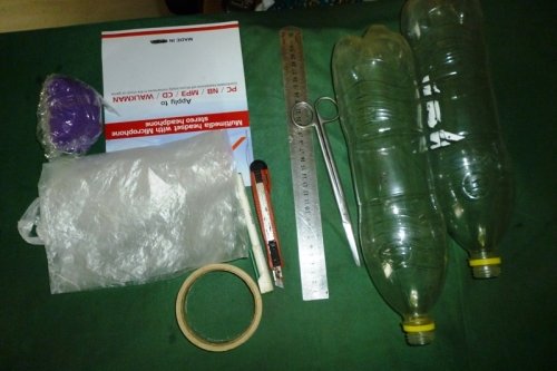 Water rocket building process 