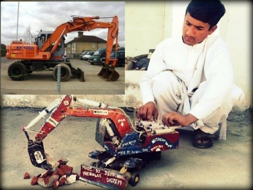 Science Talent: javed Iqbal construct scale models