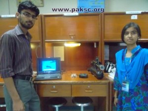 SANA AND HASAN AT HARDWARE PROJECT COMPETITION PROCOM 2012 