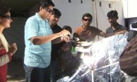 PSC parabolic Solar cooker Recording on E-Tech