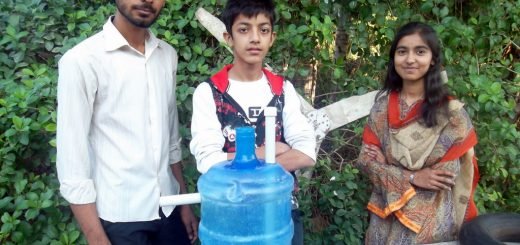 Hassan, Sana, Habab making biogas plant