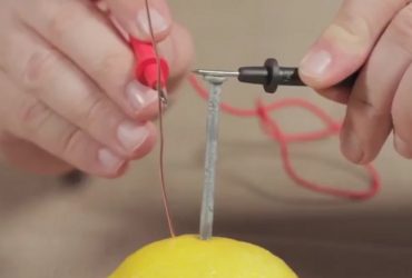 How can electricity be produced by a lemon?
