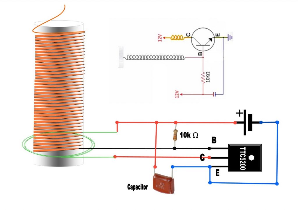Tesla Coil Slayer Exciter circuit diagram with components