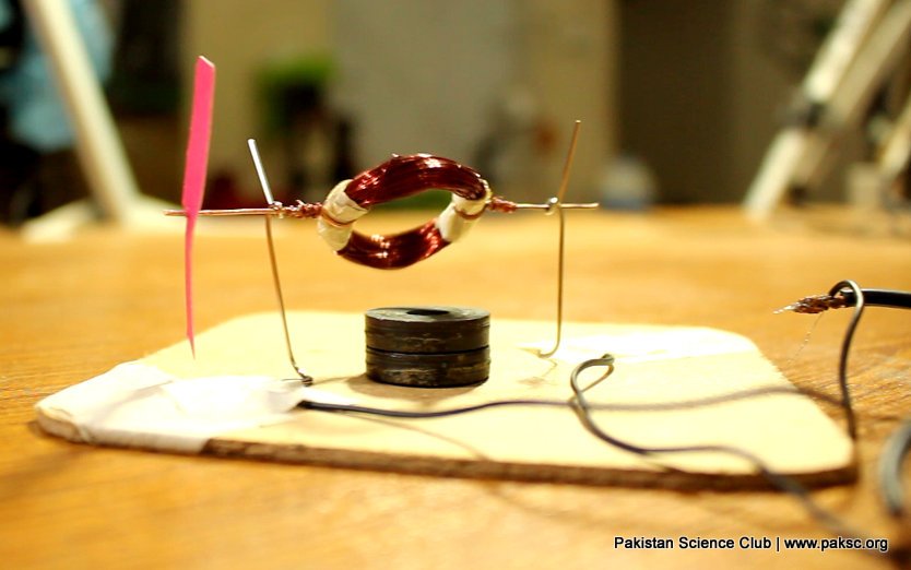 Make a Simple DC motor with easy and Step by Step instructions