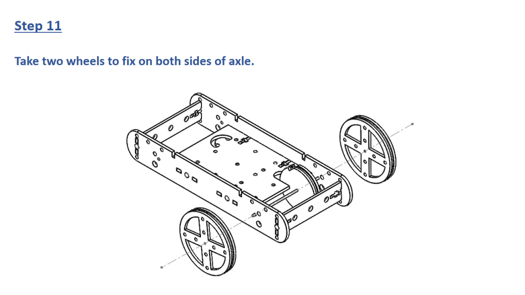 rubber powered car