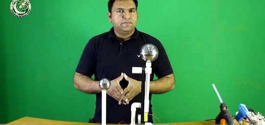 Abdul Rauf making van de graaff generatore