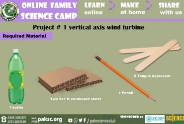 material Project # 1 vertical axis wind turbine