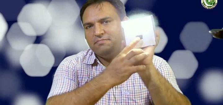 Abdul rauf with DIY Solar Lantern