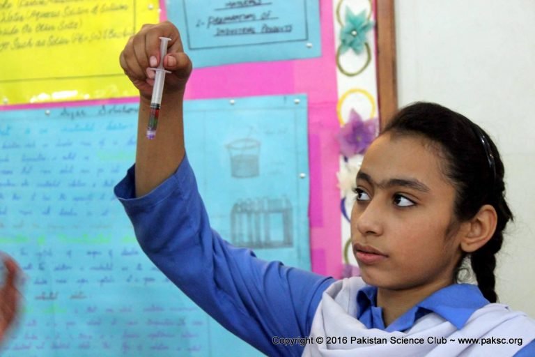 Science Exhibition organized by SMB Fatima Jinnah Govt Girls School