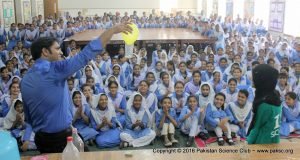 Science activities in SMB Fatima Jinnah Government Girls School, Karachi.