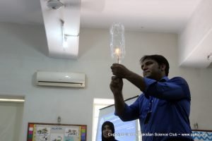 Science activities in SMB Fatima Jinnah Government Girls School, Karachi.