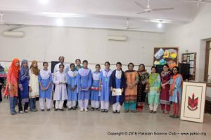 Science Exhibition organized by SMB Fatima Jinnah Govt Girls School