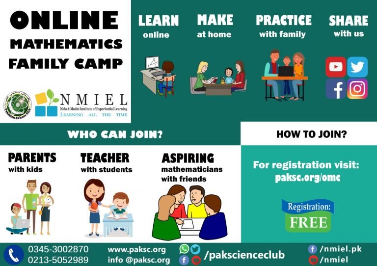 Free Online Family Mathematics Camp 2020