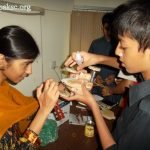 Engineers Exploring Camp , Student maked robot
