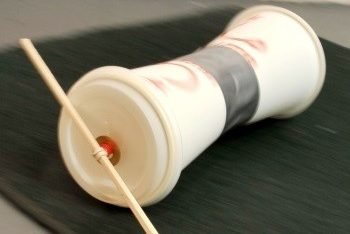 Rubber band-powered car