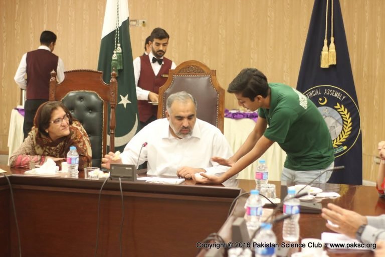 PSC Conducted Science Activity in KPK Assembly