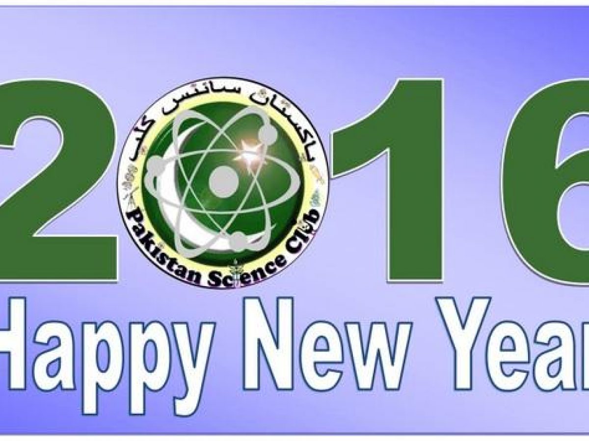 Pakistan Science Club wishes you a very Happy New Year 2016