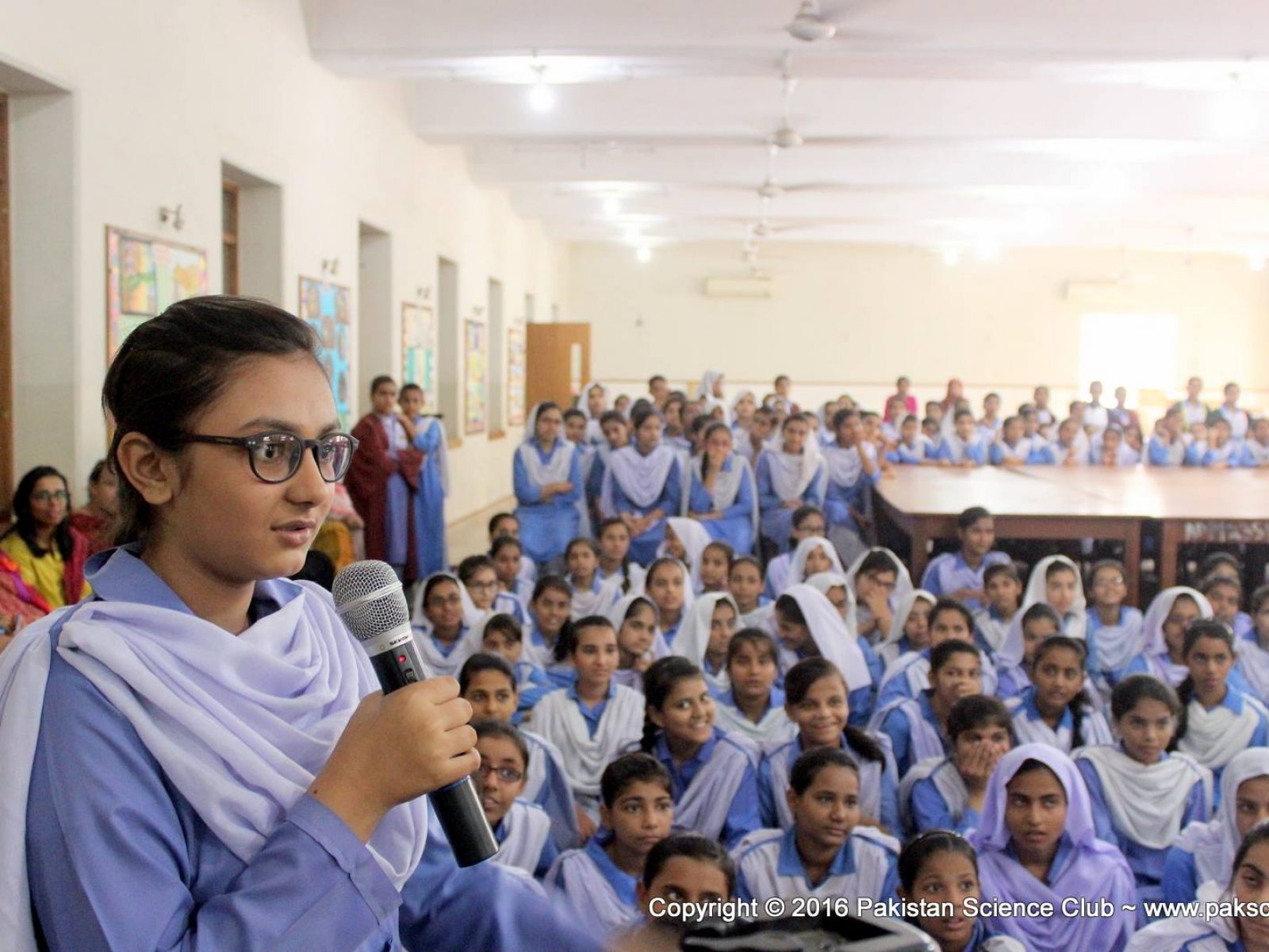 Science activities in SMB Fatima Jinnah Government Girls School, Karachi.