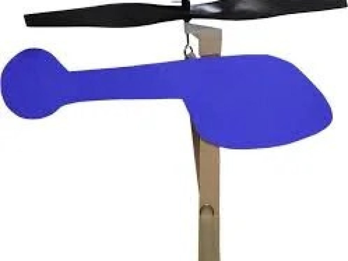 Rubber Band Powered Helicopter