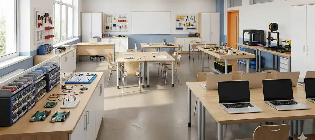 STEM lab classroom setup