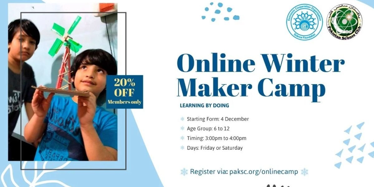 PSC Announced Online Family Winter Maker Camp