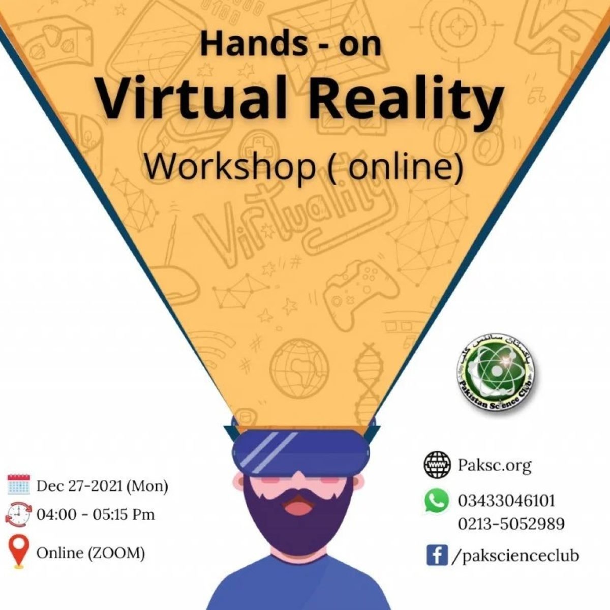 Hand-on Virtual Reality Workshop (Online)