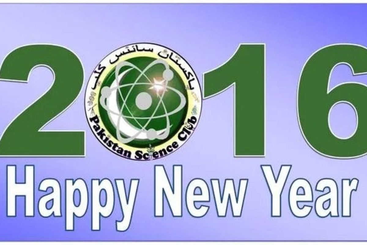 Pakistan Science Club wishes you a very Happy New Year 2016