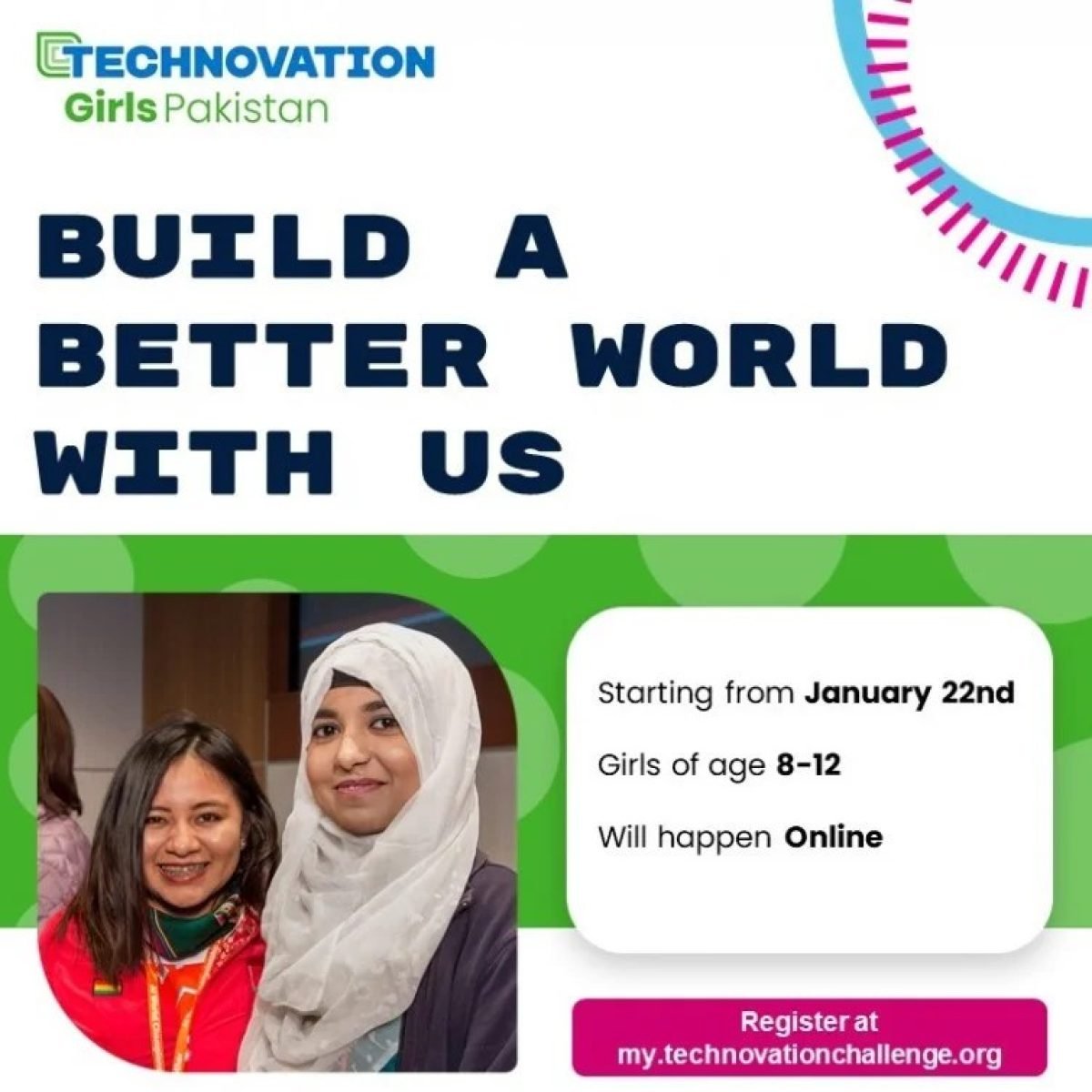 Technovation girls Pakistan | 12 weeks program (Beginner Division, age 8-12)