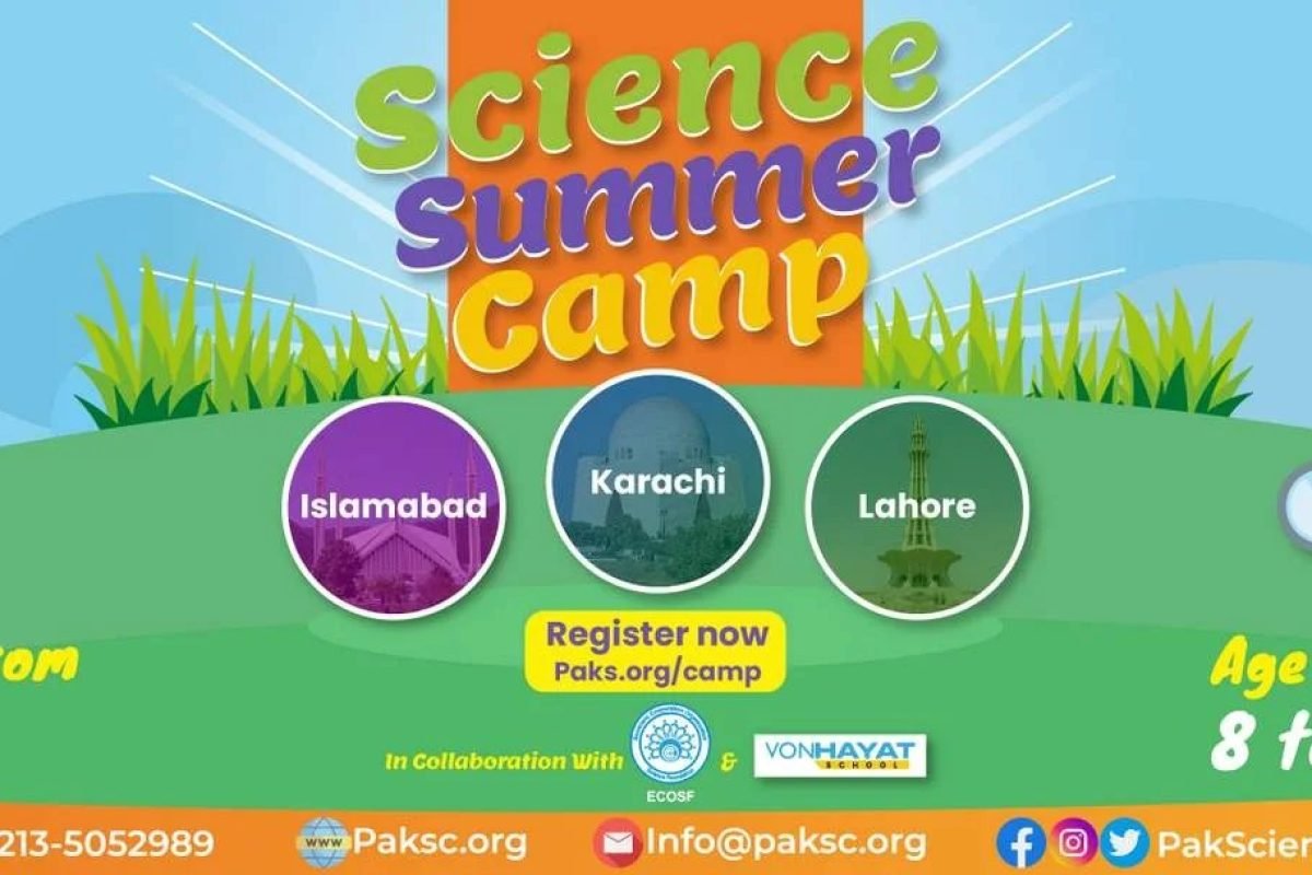PSC will organize Summer Science Camps in Karachi, Lahore, & Islamabad