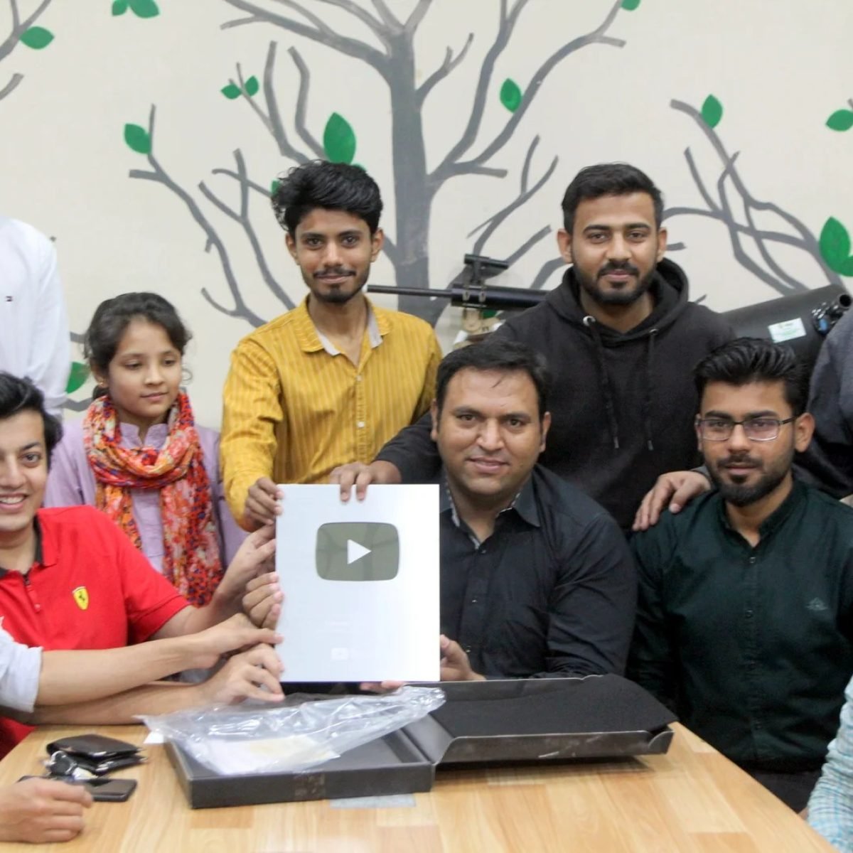 Pakistan Science Club Receives YouTube Silver Play Button