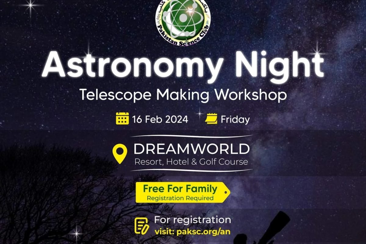 Family Astronomy Night and Telescope Making Workshop 