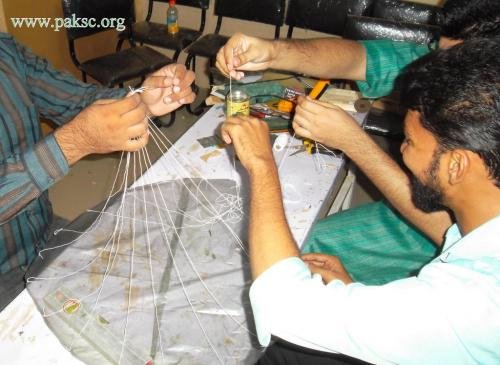 working on  parachute 