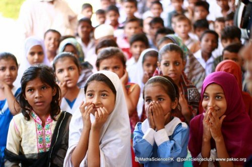 Science show Government girls' school Hydarabad