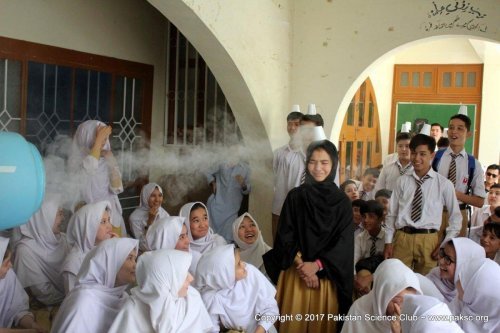 Science show Government girls' school  Quetta