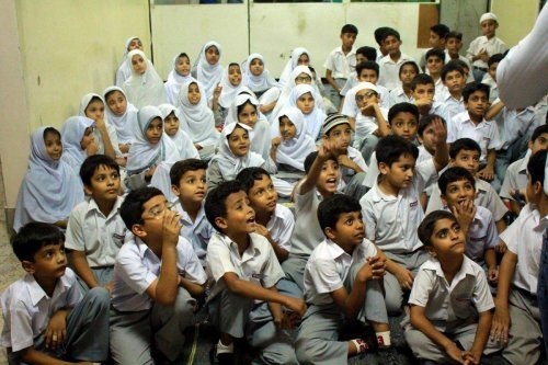 Science show at The Private school Karachi