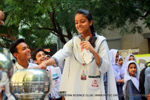 Fun Science Show conducted in Generation school Karachi